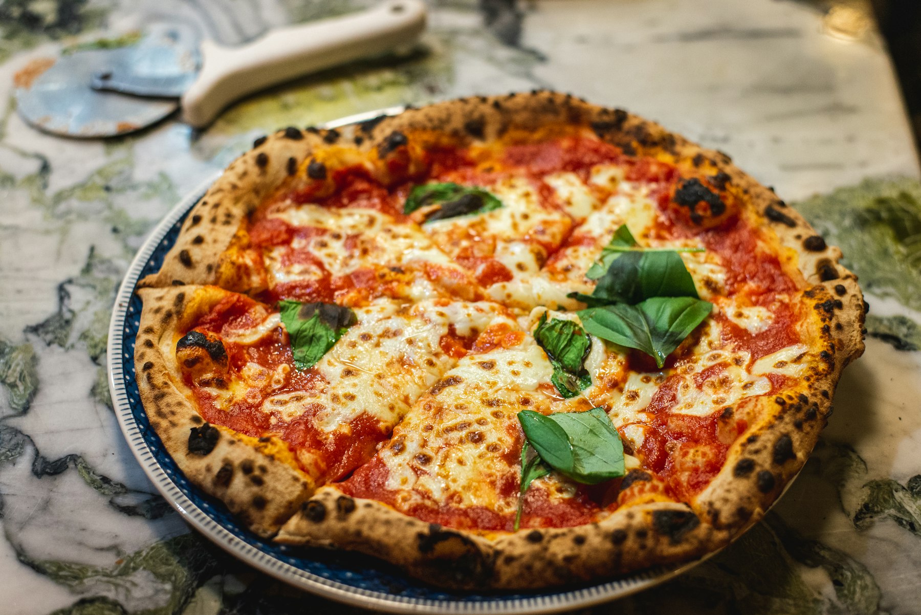 Wood-fired pizza